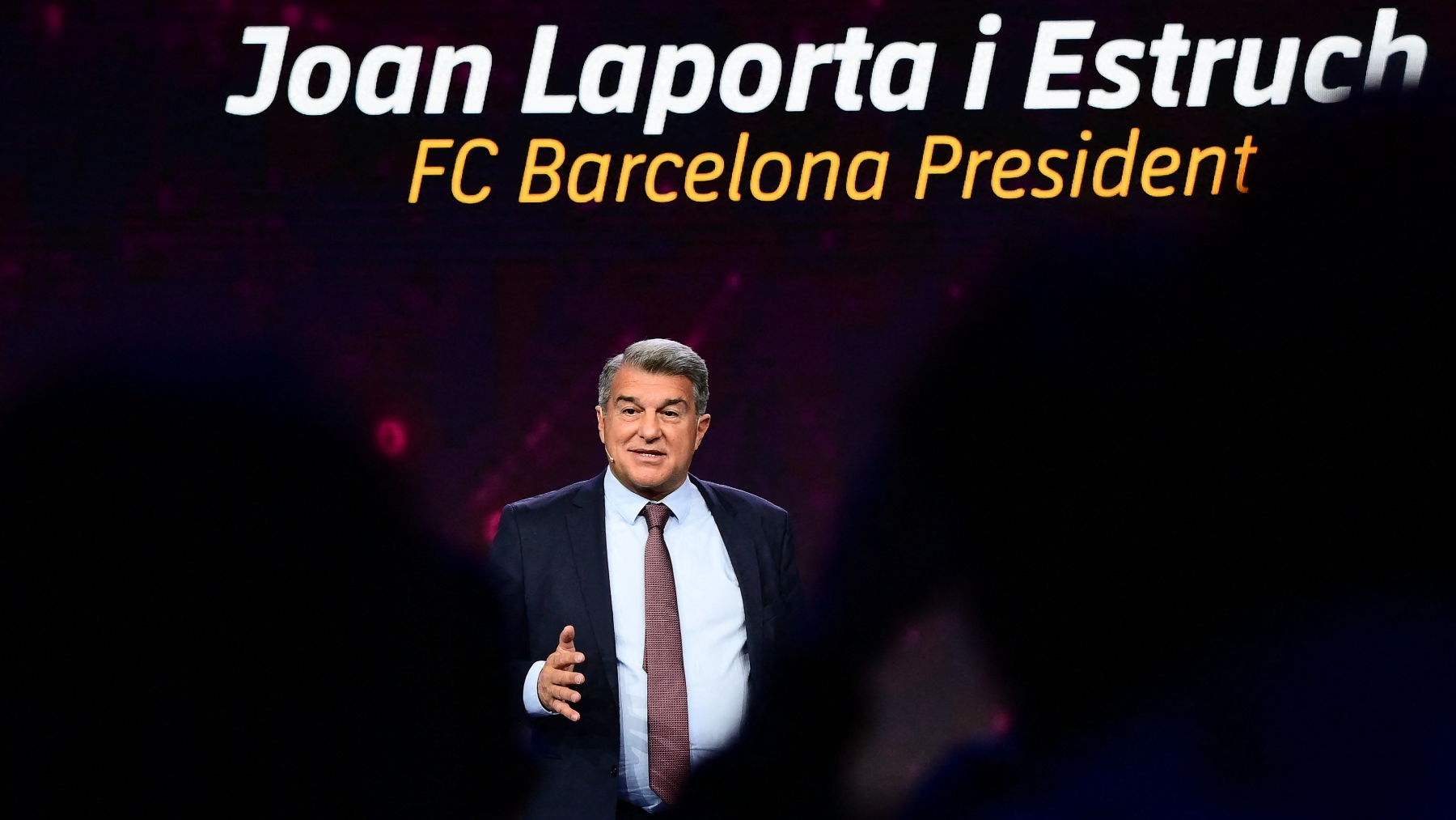 Joan Laporta. (AFP)