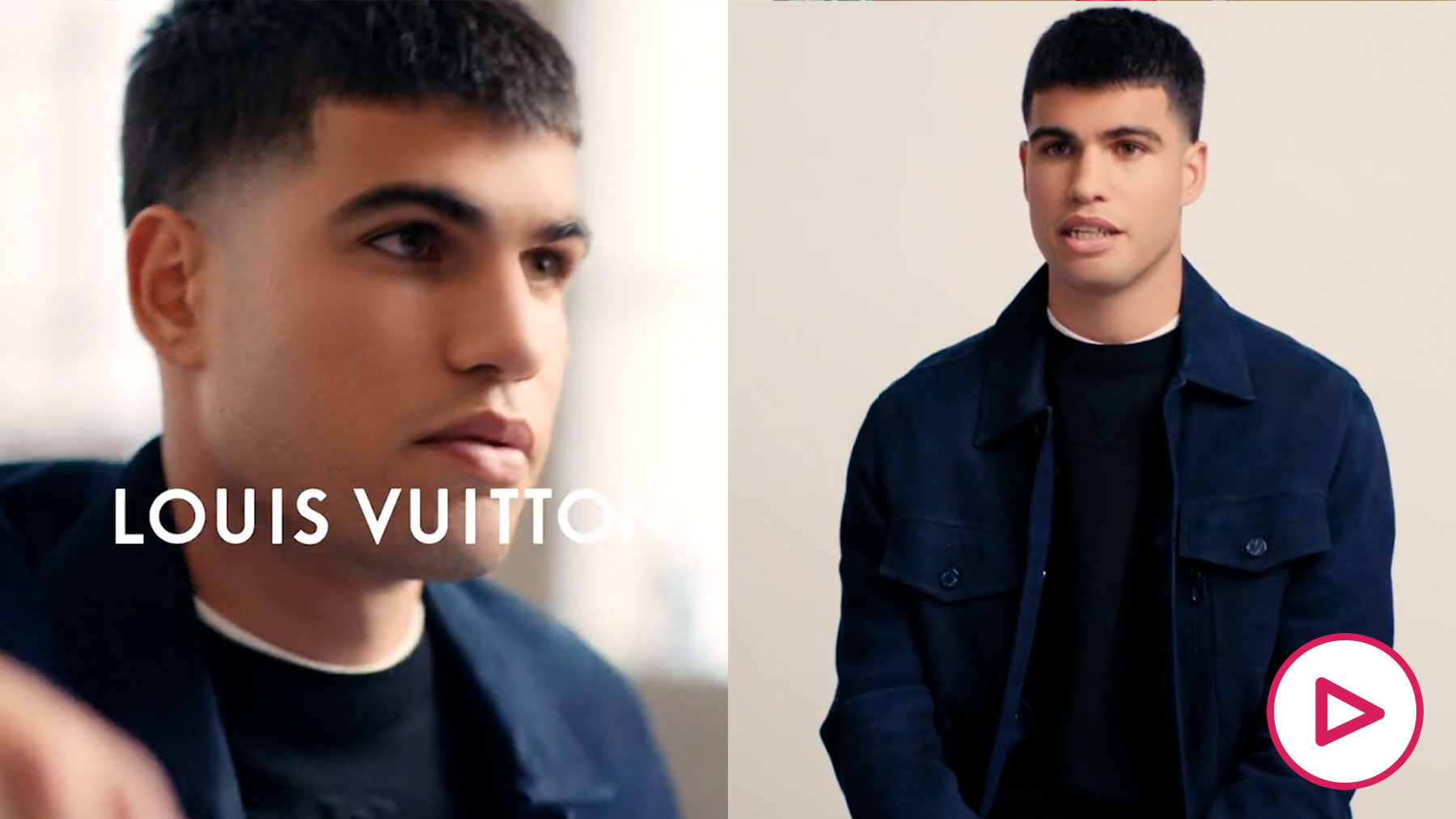 Carlos Alcaraz se une a la familia Louis Vuitton