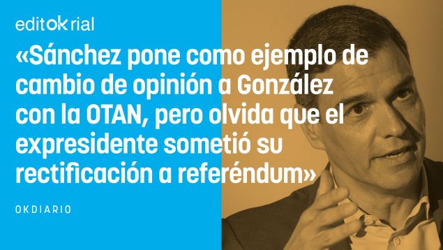 Cuando una mentira como una casa se vende como un cambio de opinión