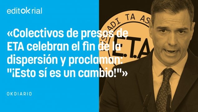 La fiesta de ETA es la infamia de Sánchez