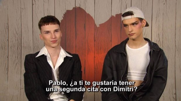 Dimitri y Pablo en First Dates.