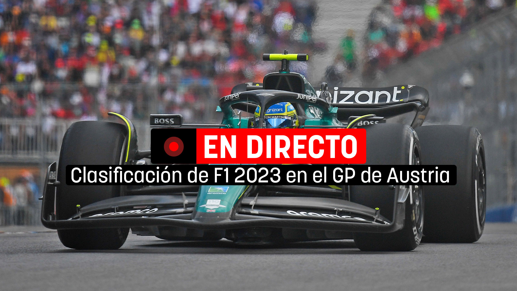 Clasificación del GP de Austria de F1 2023 en directo | Fórmula 1 con Fernando Alonso y Carlos Sainz en vivo.