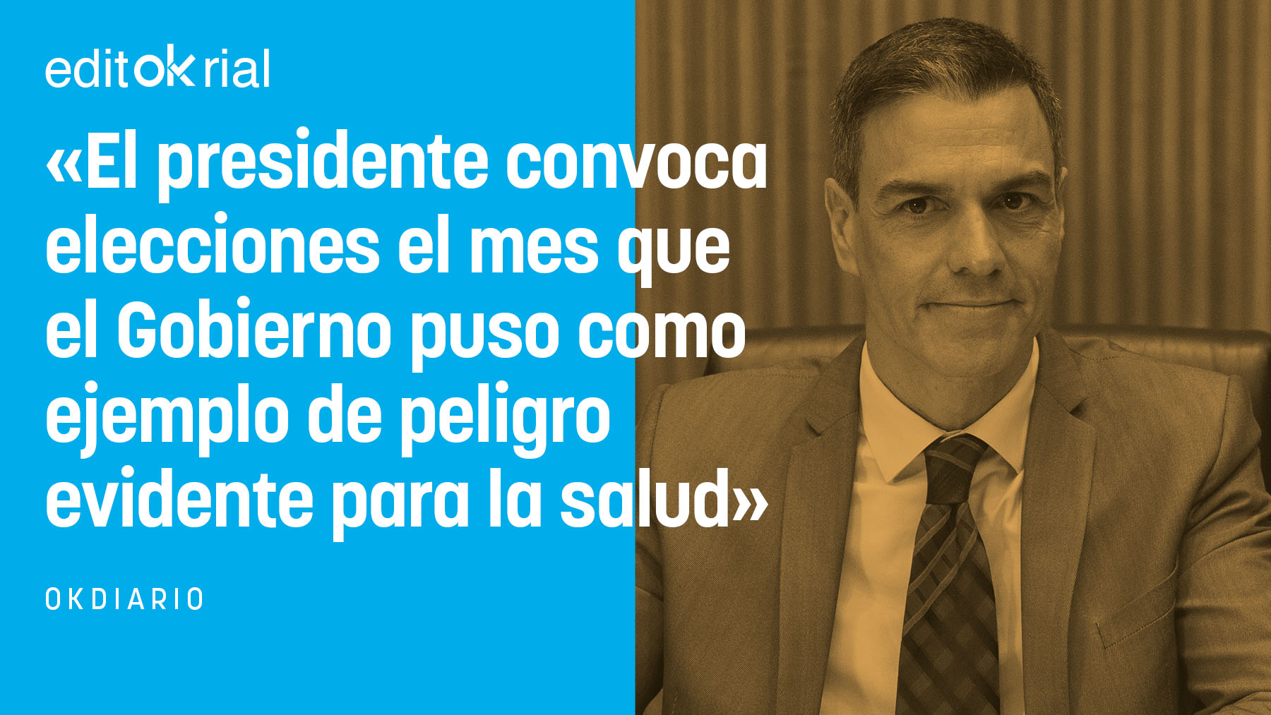 El presidente del Gobierno, Pedro Sánchez