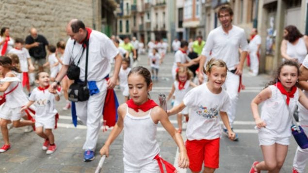 sanfermines niños