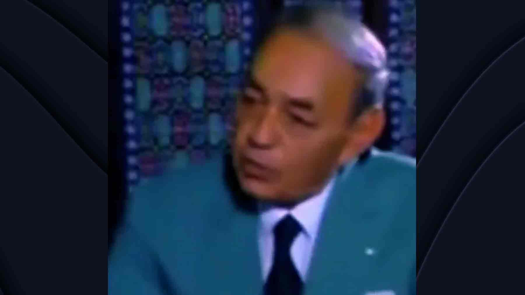 El ex rey de Marruecos, Hassan II