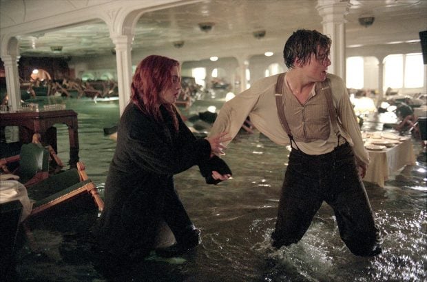 Titanic en el largometraje de James Cameron.