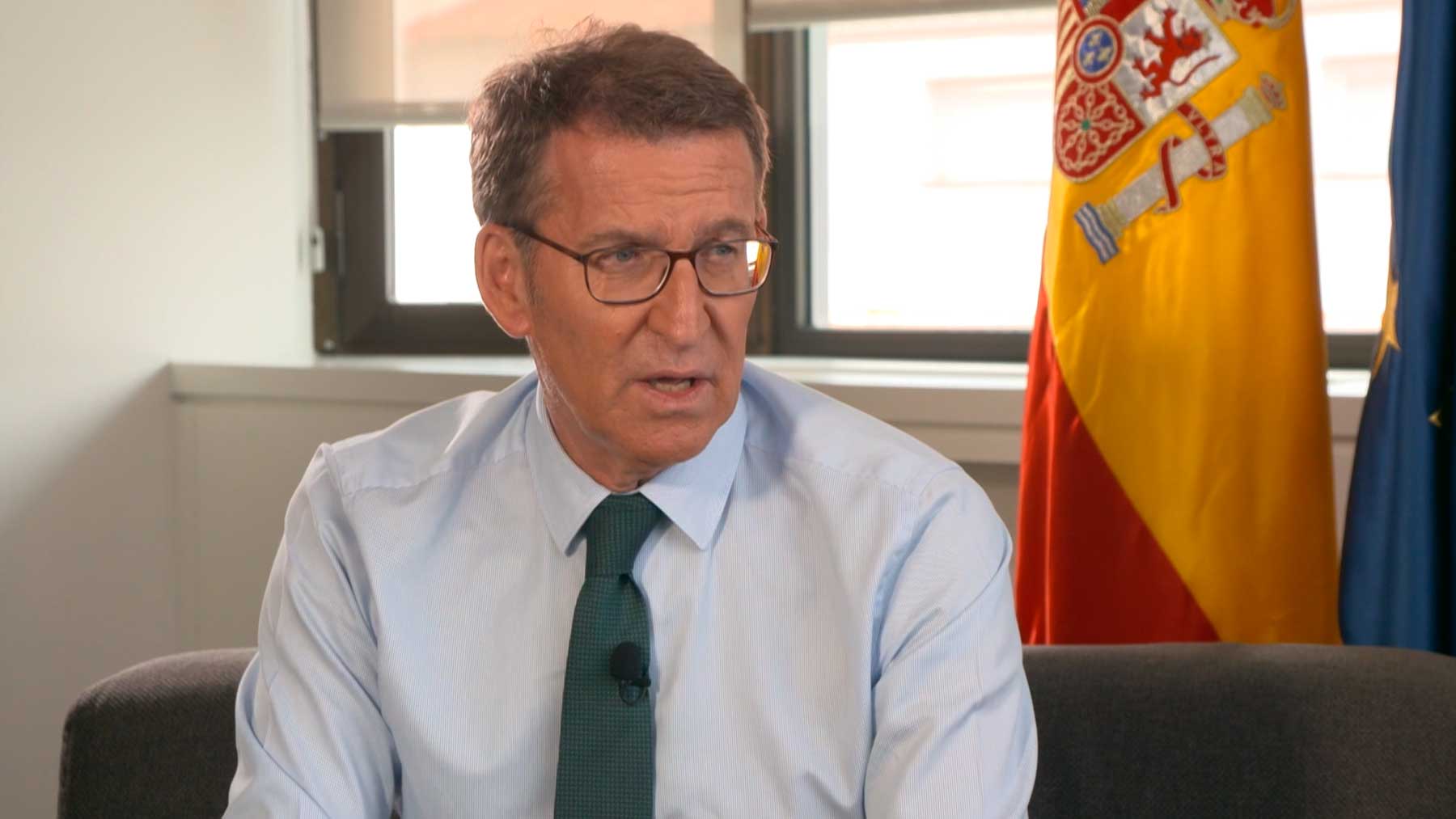 El líder del PP, Alberto Núñez Feijóo.