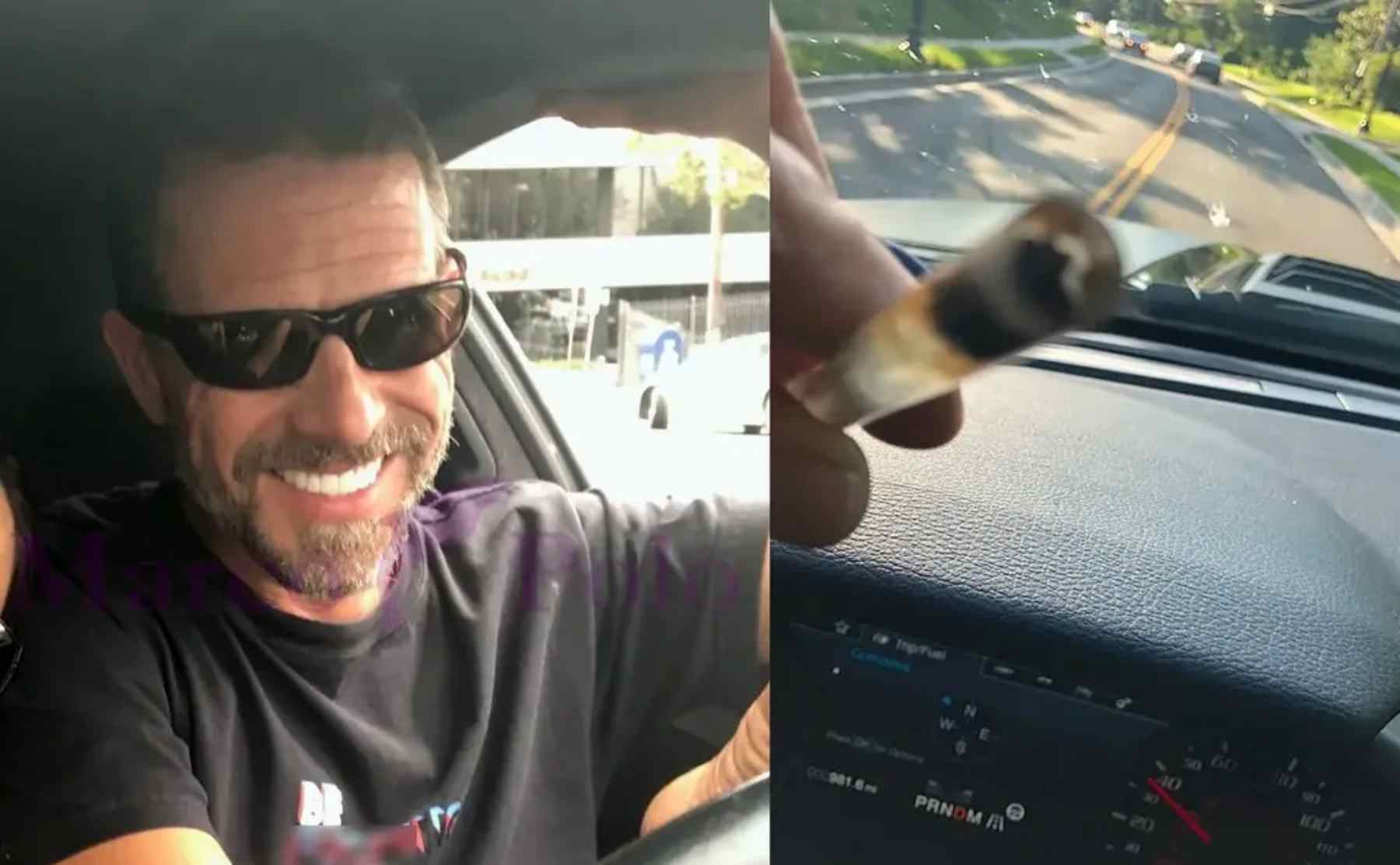 Salen a la luz las imágenes de Hunter Biden fumando crack al volante de su coche