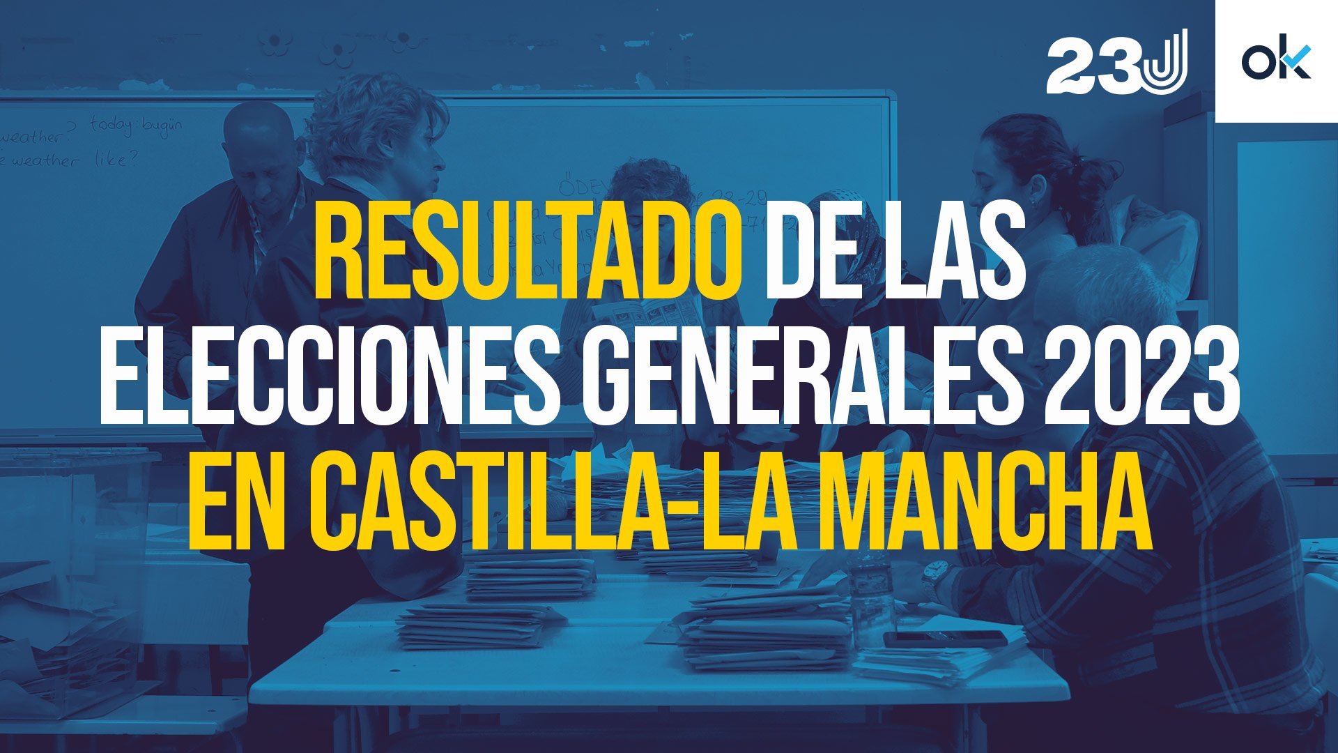 Resultado de las elecciones generales 2023 en CastillaLa Mancha