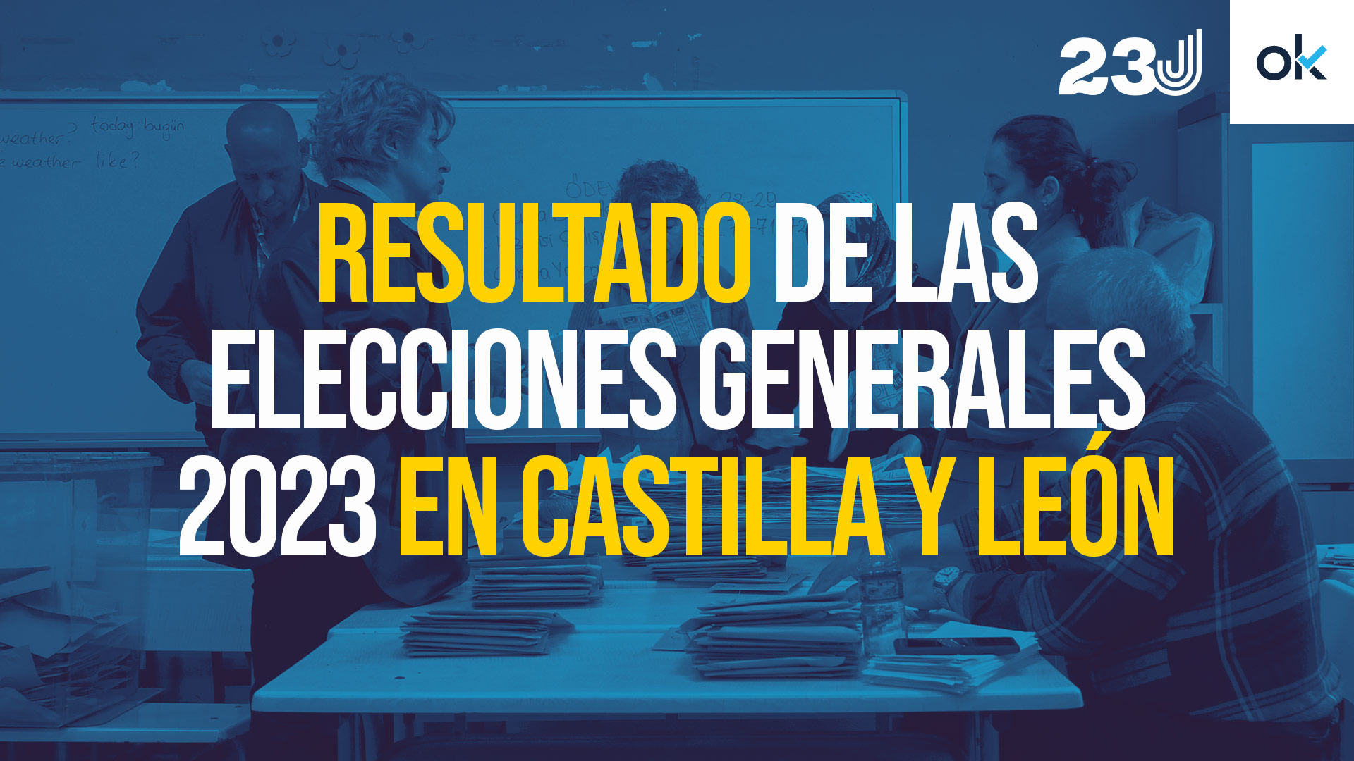 El resultado de las elecciones del 23J en Castilla y León.