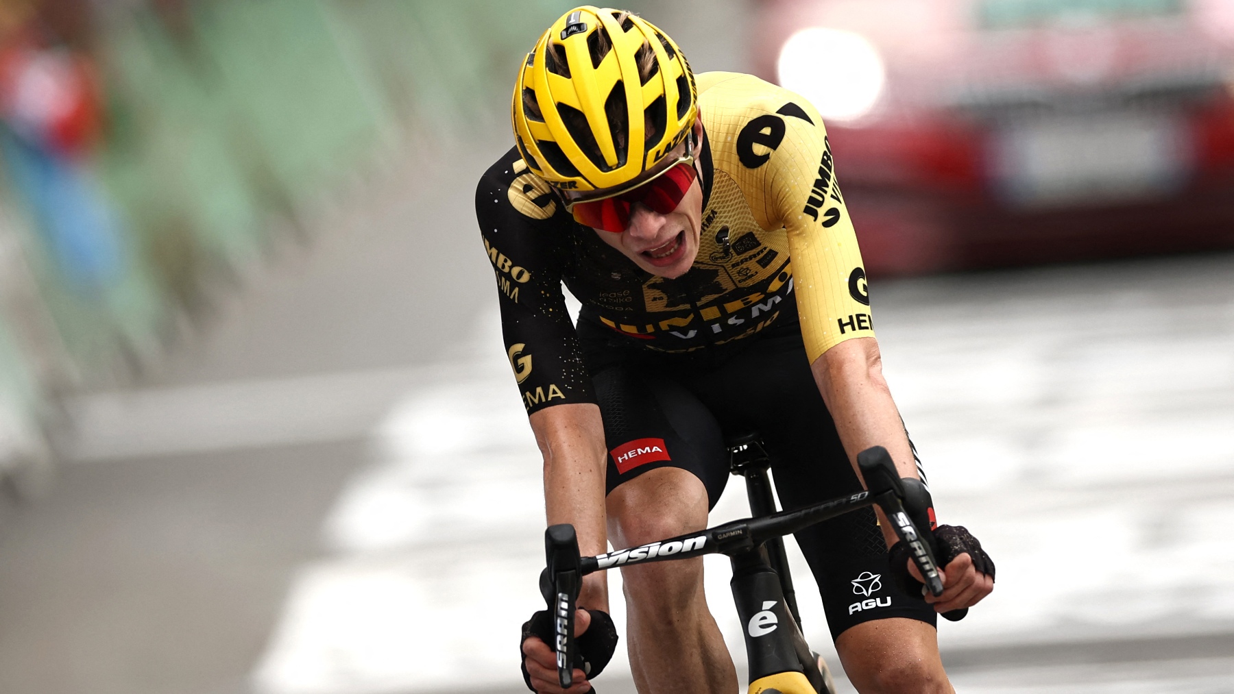Jonas Vingegaard en el Tour de Francia. (AFP)