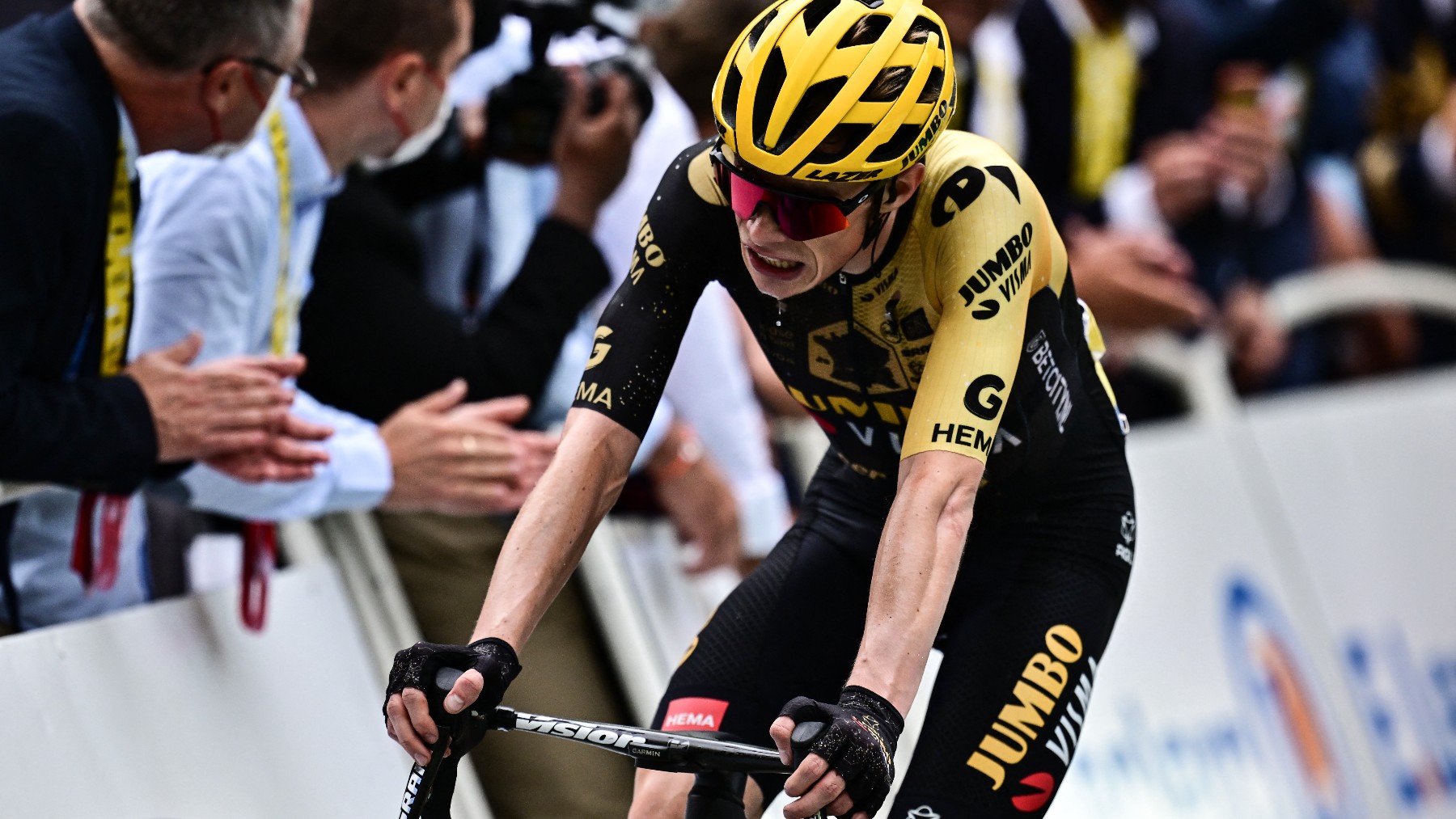 Jonas Vingegaard, durante una etapa del Tour de Francia 2023. (AFP)