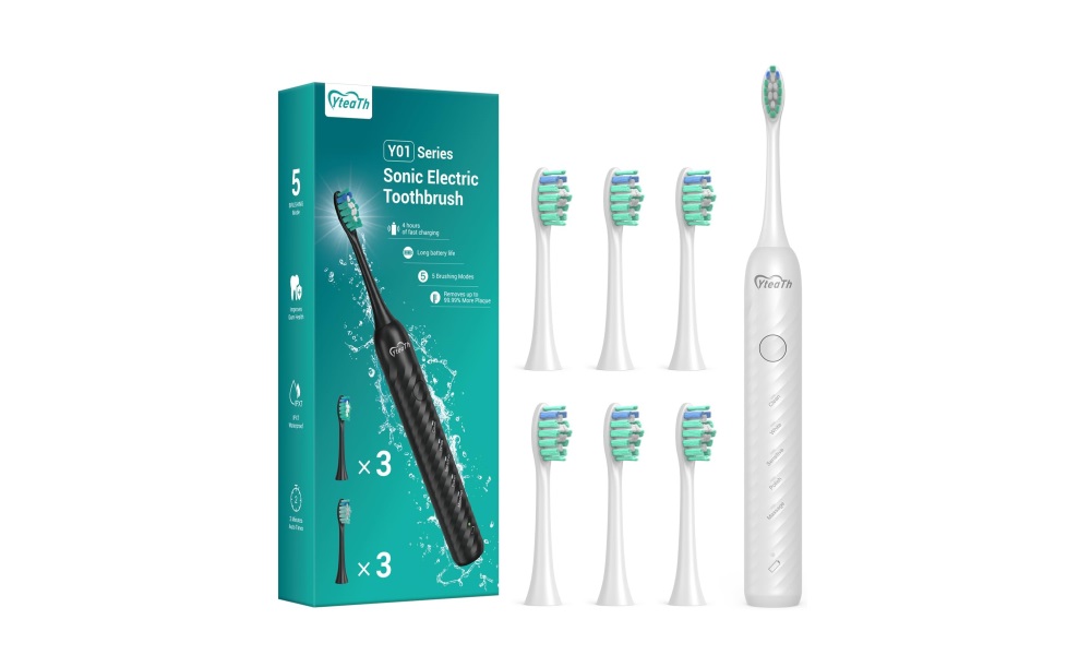 Cepillo de dientes eléctrico sónico para blanqueador dental