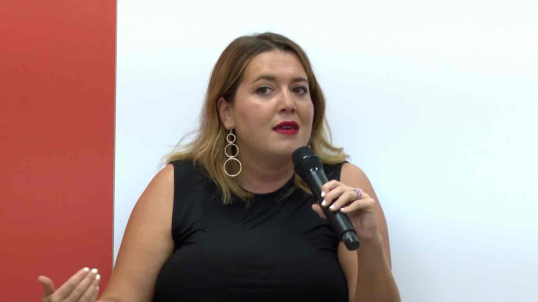 Ángela Rodríguez ‘Pam’ en los cursos de verano de la universidad Complutense.
