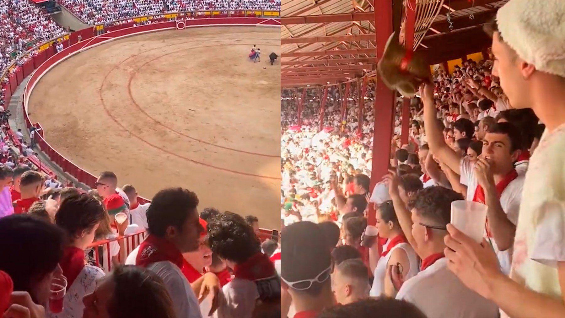 La plaza de toros de Pamplona corea el «¡Que te vote Txapote!»