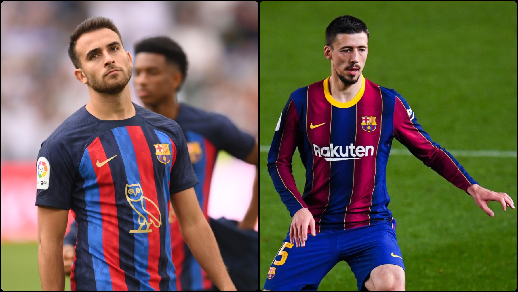 Eric García y Clément Lenglet.