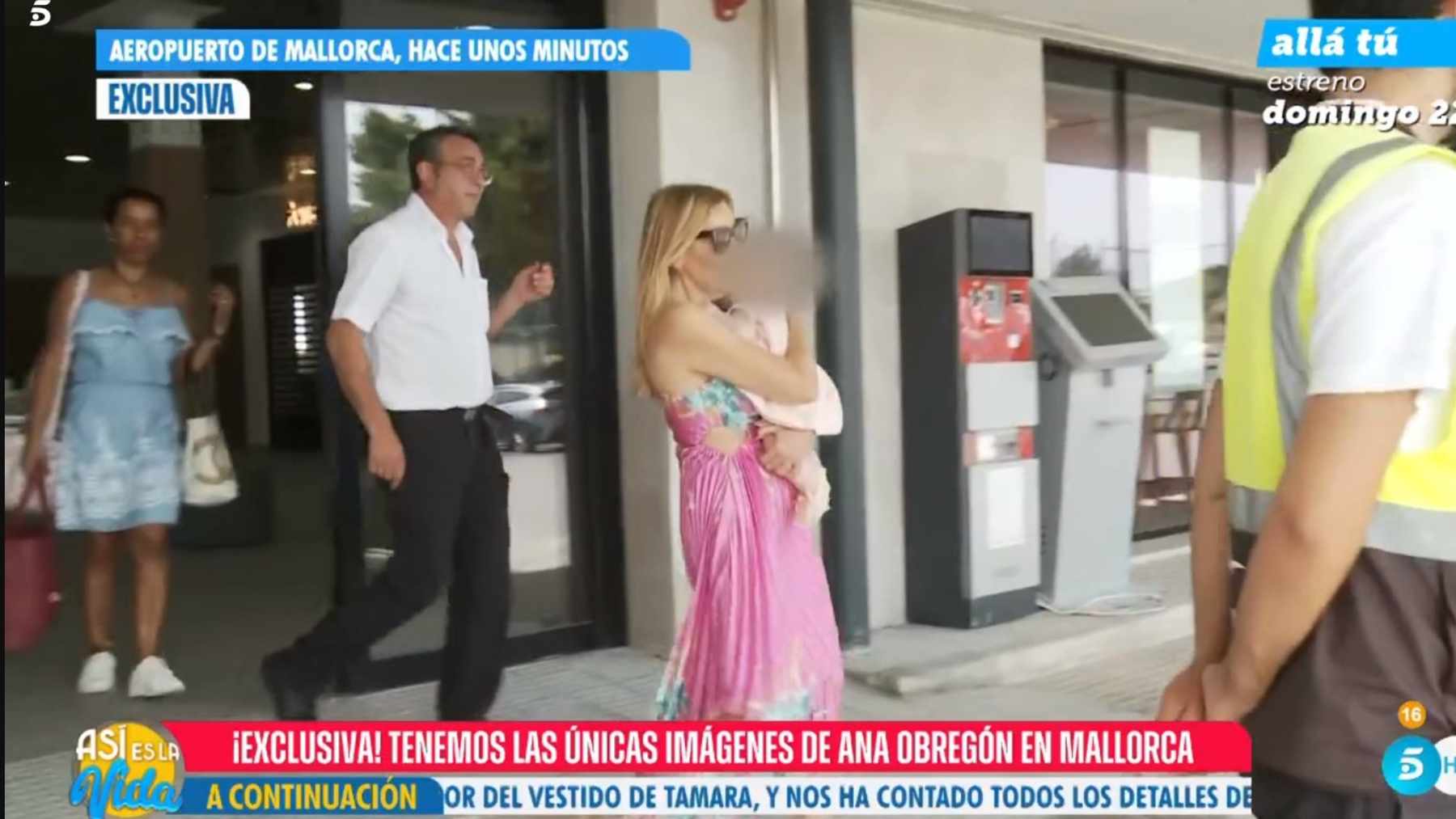 Ana Obregón ya está en Mallorca con su nieta. @ASIESLAVIDATELE
