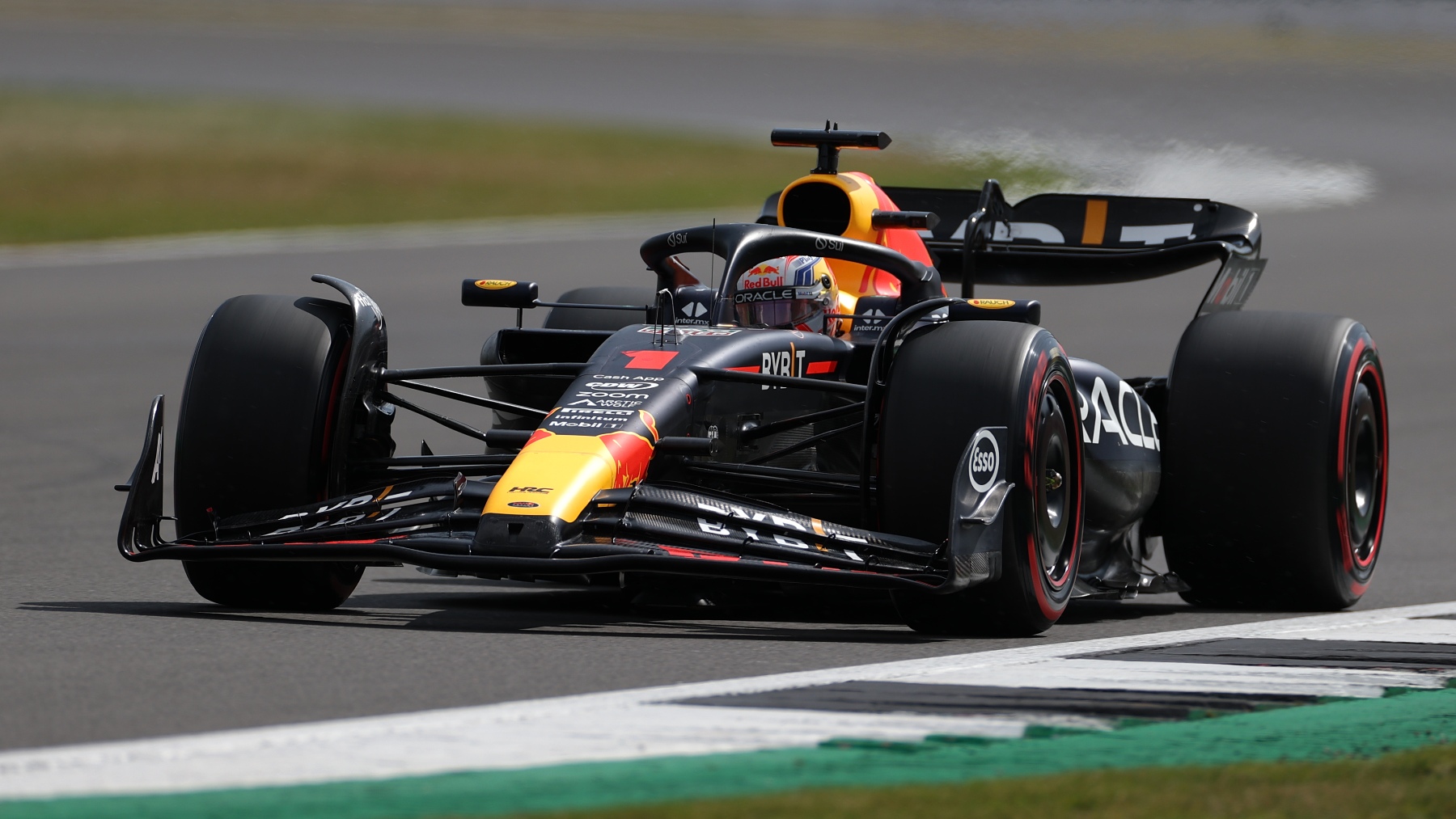 Max Verstappen en la calificación del Gran Premio de Gran Bretaña. (Getty)