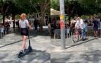 Los separatistas critican que los ciclistas no circulen por la peatonal Plaza España de Palma pese a los múltiples accidentes que ocasionaban