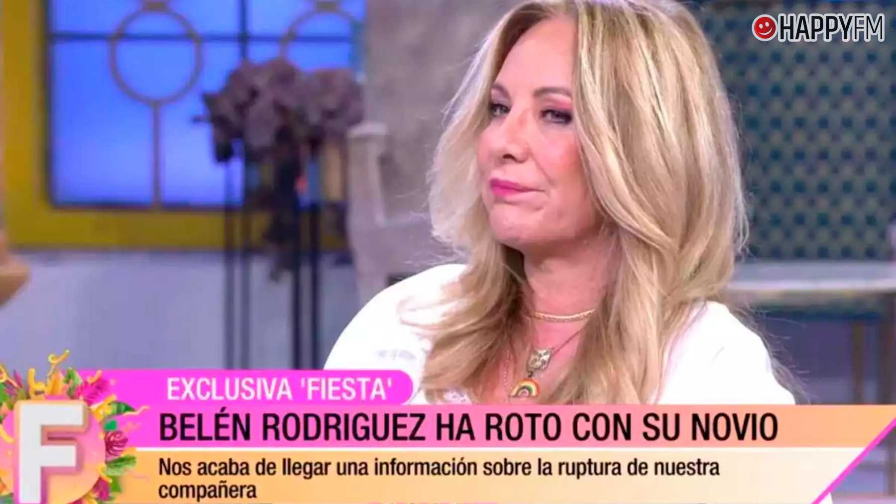 Belén Rodríguez confirma en ‘Fiesta’ la ruptura con su novio