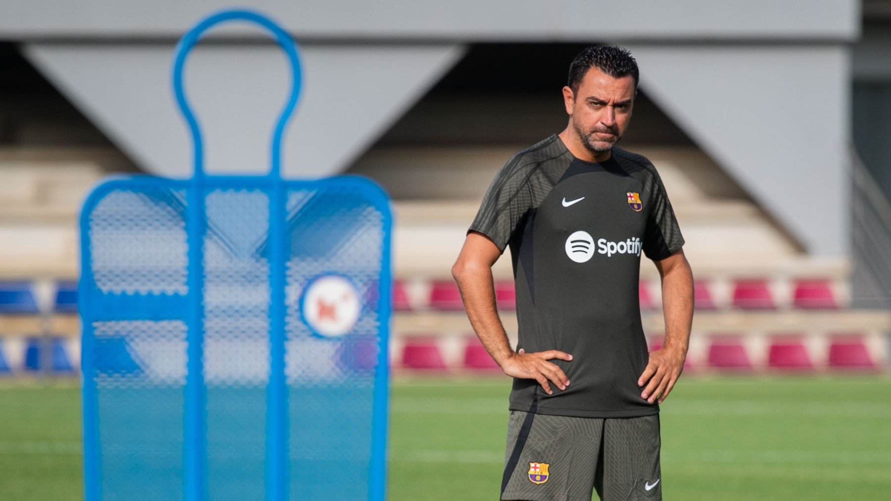 Xavi Hernández, en el inicio de la pretemporada. (@FCBarcelona_es)