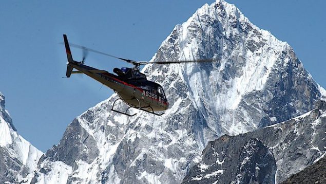 helicoptero nepal