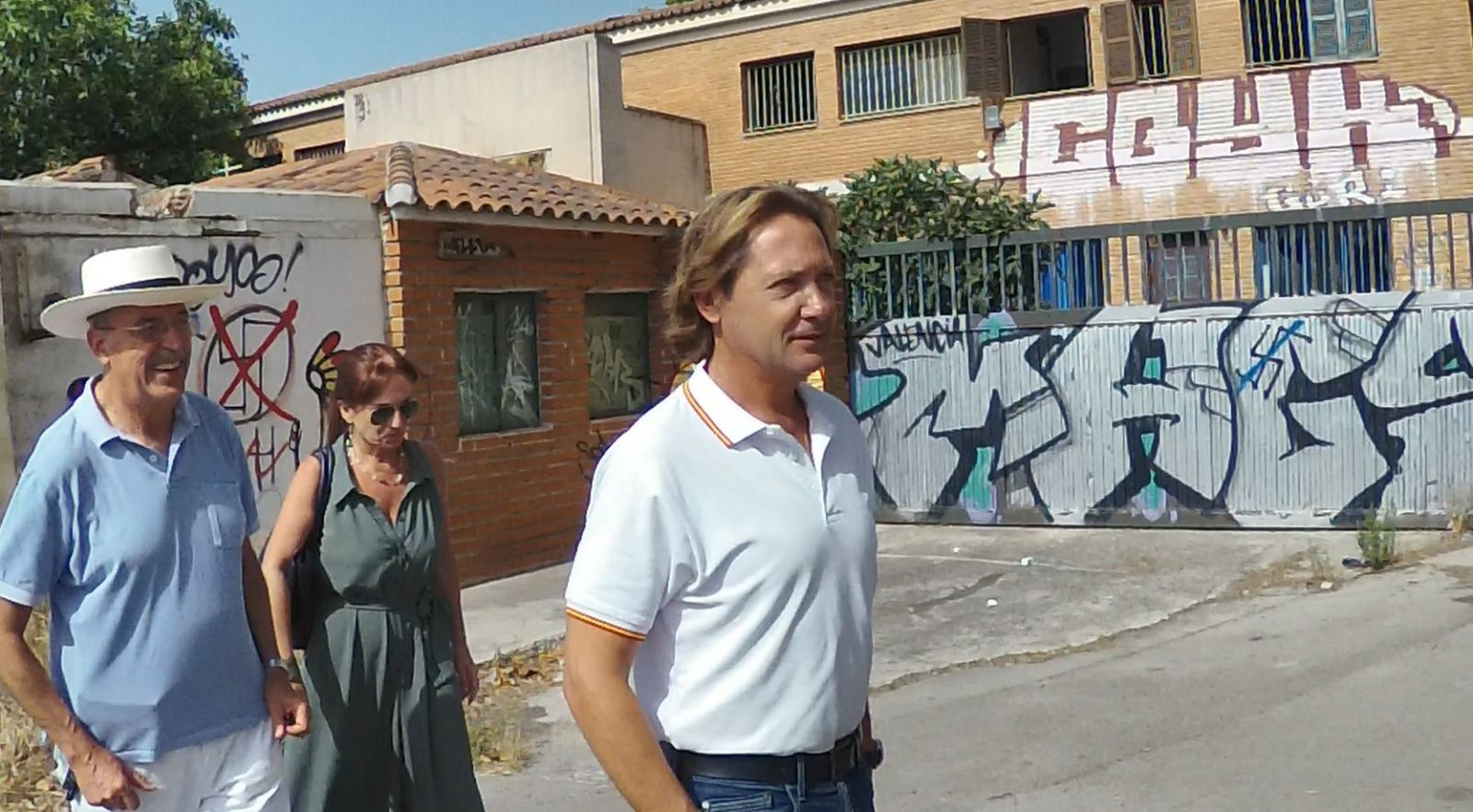 Jorge Campos frente a a antigua cárcel de Palma