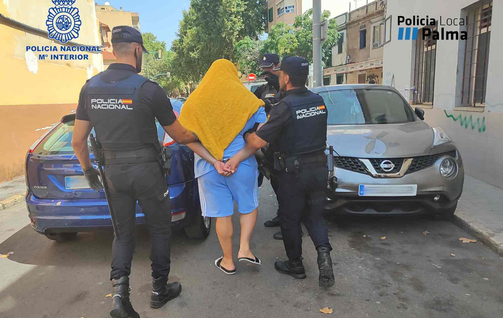 Uno de los 19 detenidos en la operación antidroga en Palma y Marratxí. POLICÍA NACIONAL