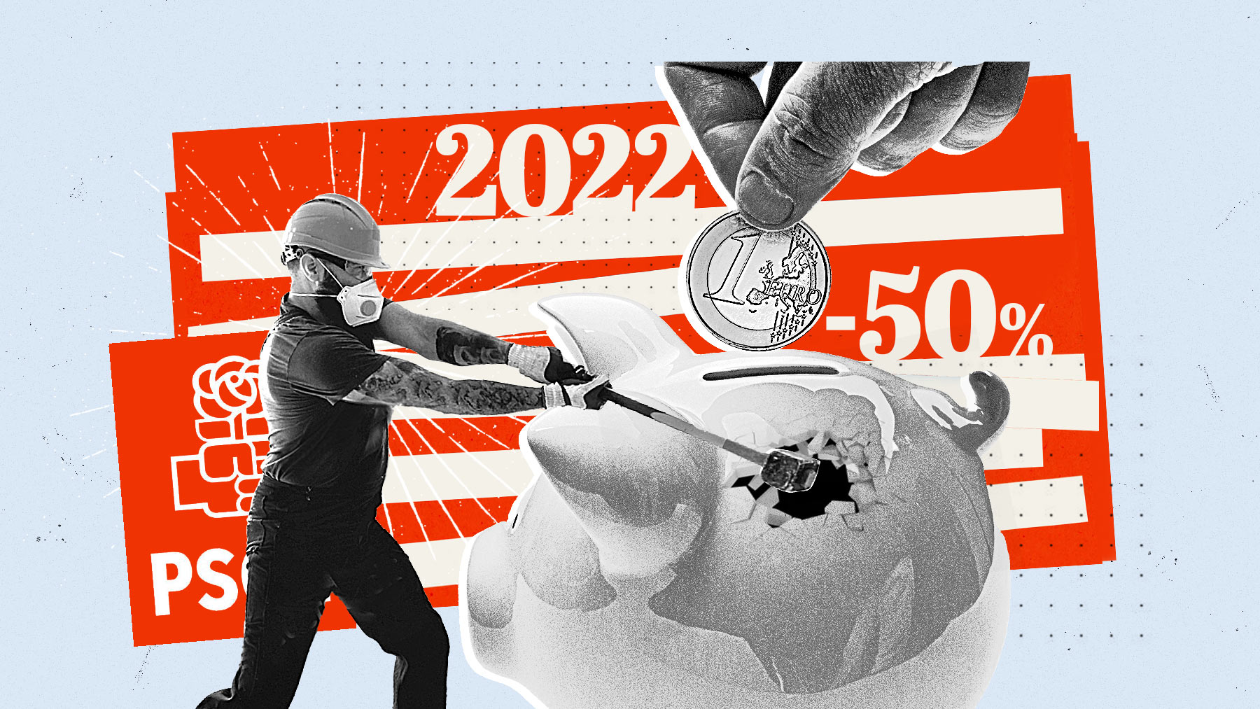 La tasa de ahorro de los hogares se redujo a la mitad entre 2021 y 2022