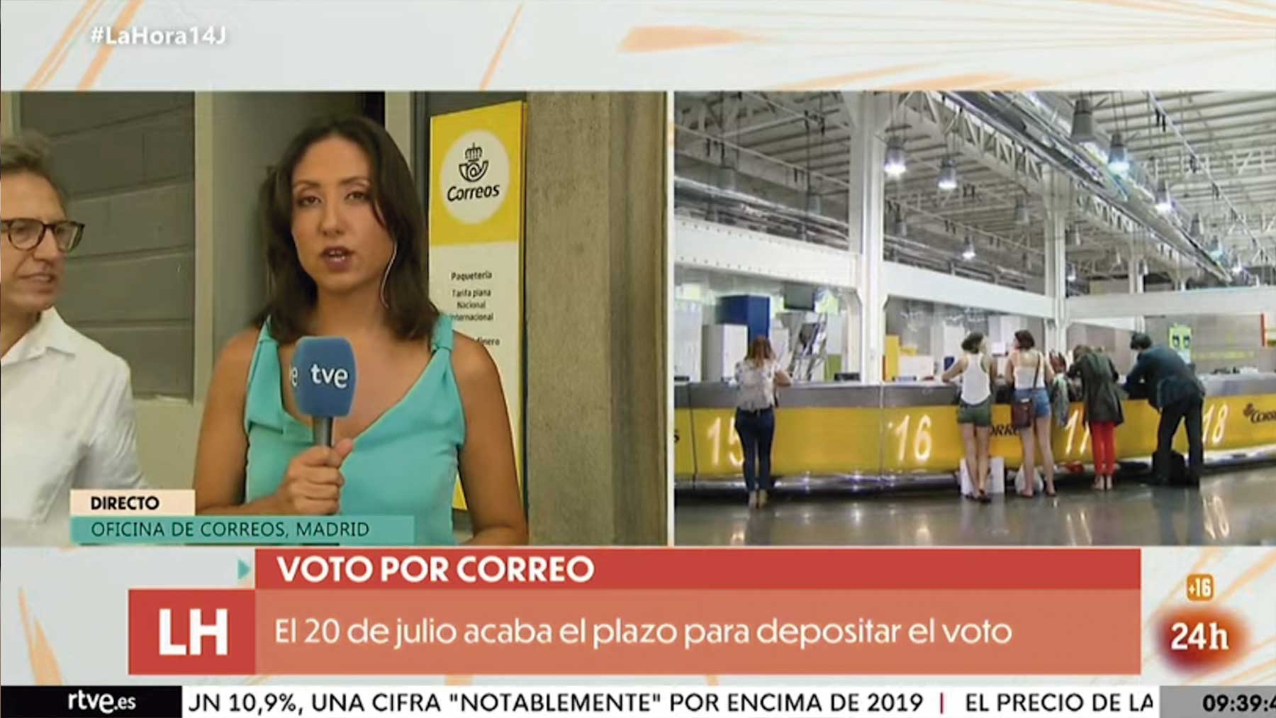 Un ciudadano grita indignado contra Pedro Sánchez en RTVE