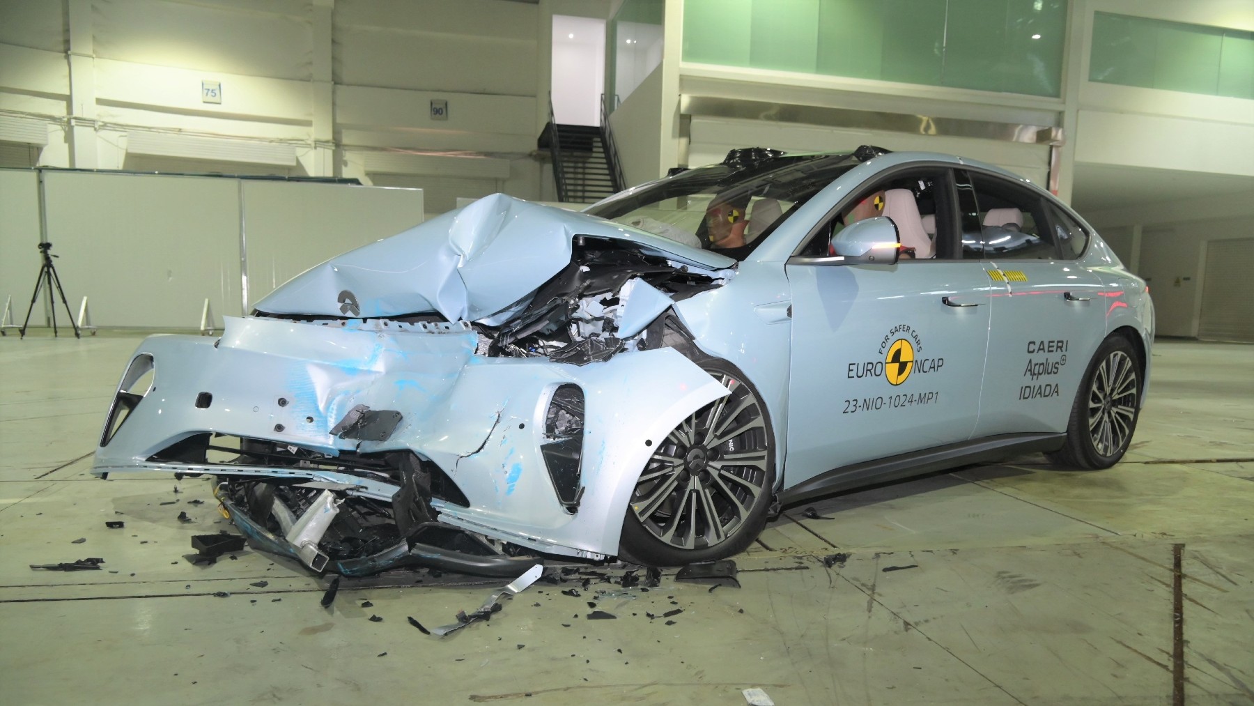 NIO ET5 en las pruebas de seguridad de Euro NCAP