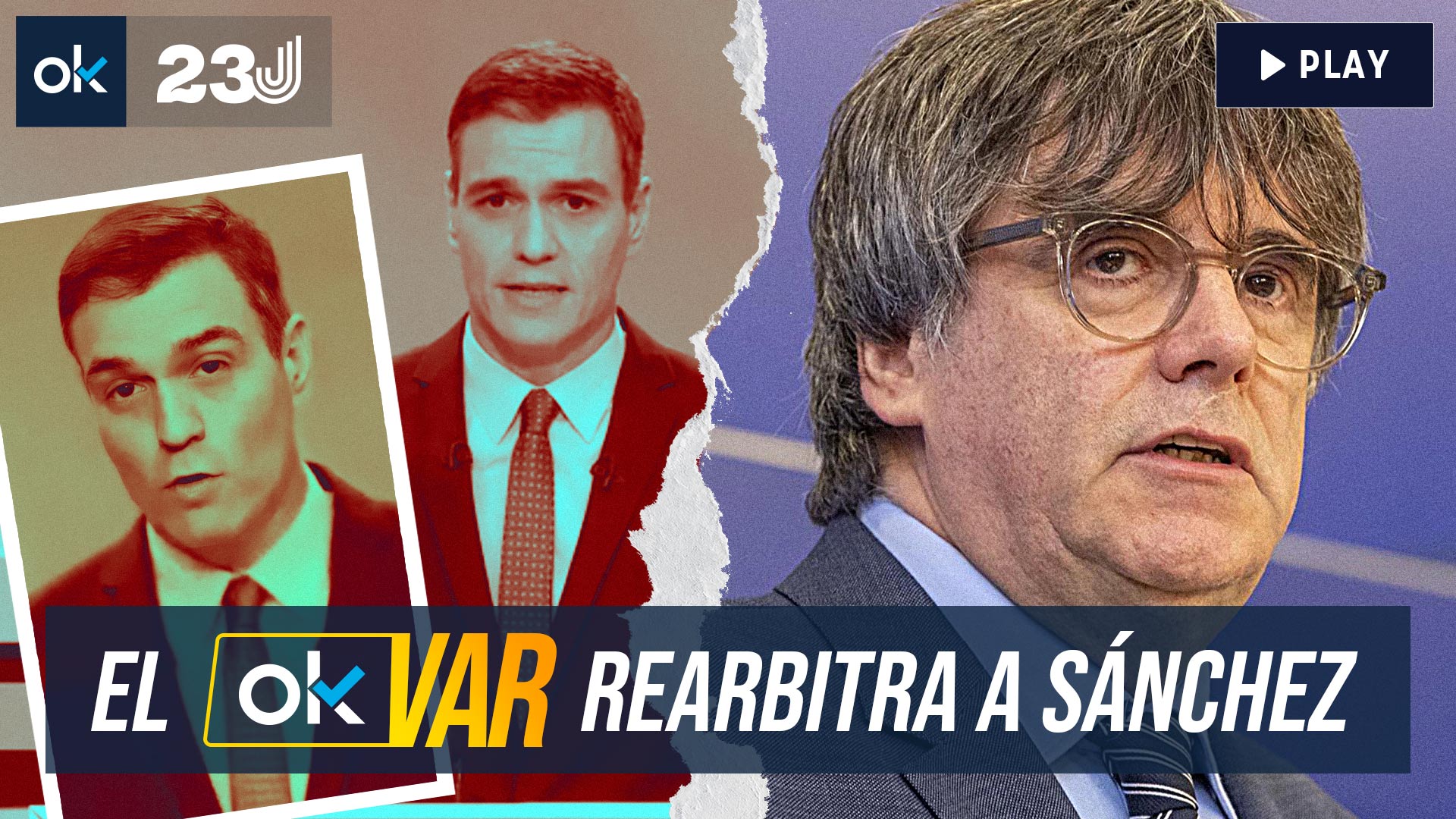 Pedro Sánchez y Carles Puigdemont.