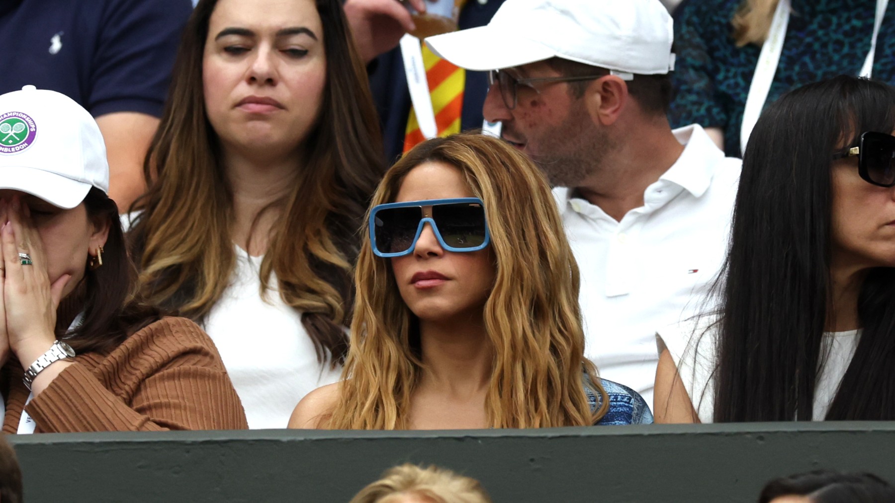 Shakira, en Wimbledon (Getty).
