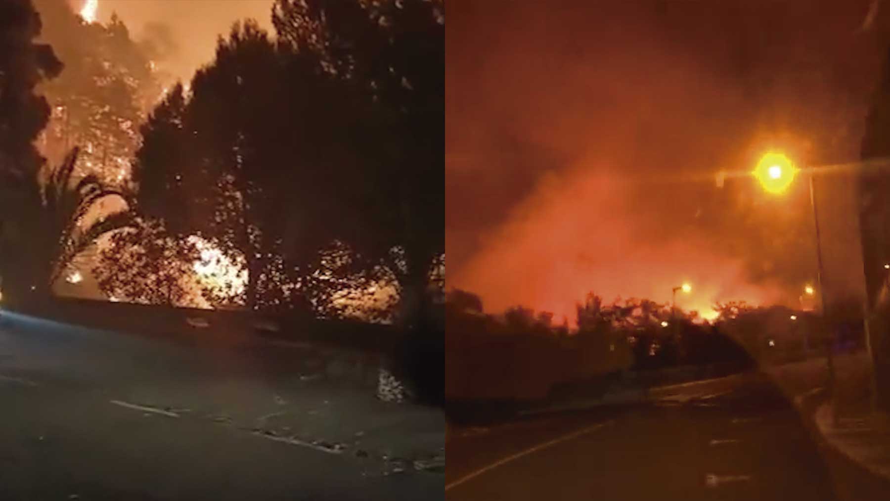 Imagen del incendio en Puntagorda (La Palma)