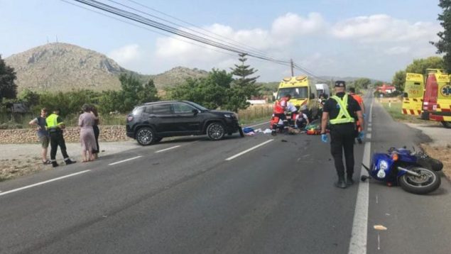 Accidente alcudia