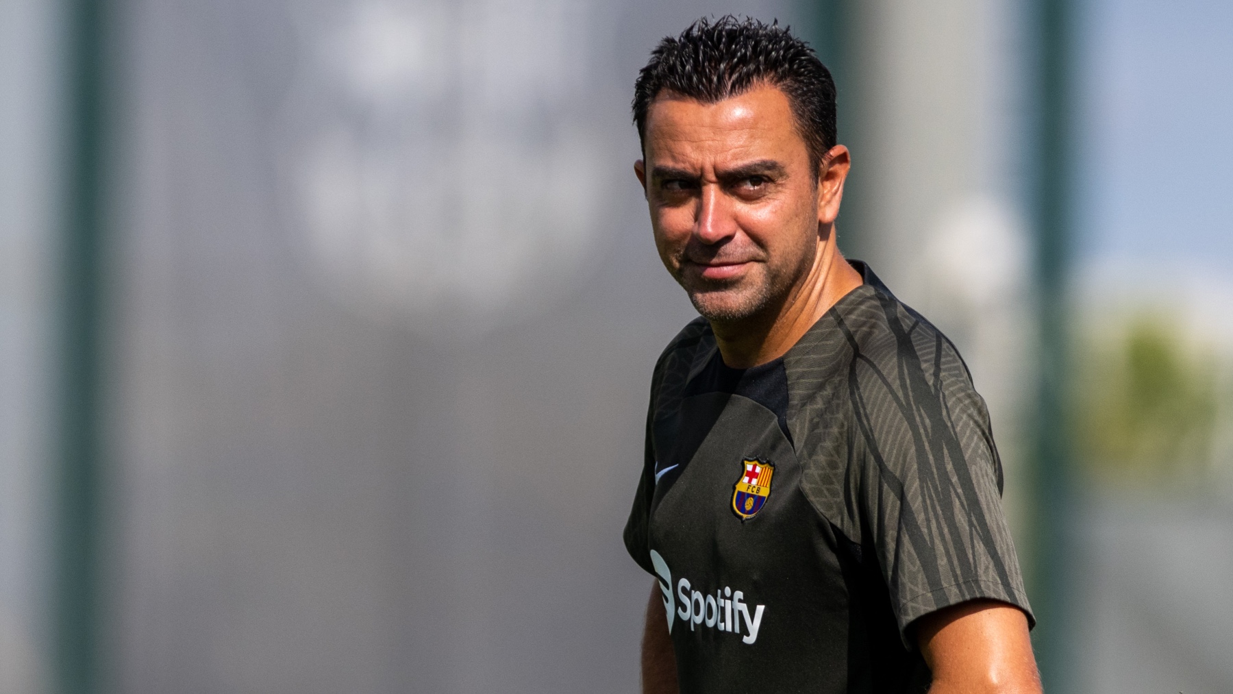 Xavi Hernández, en pretemporada. (@fcbarcelona_es)