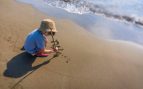 playa enseñar divertir niños