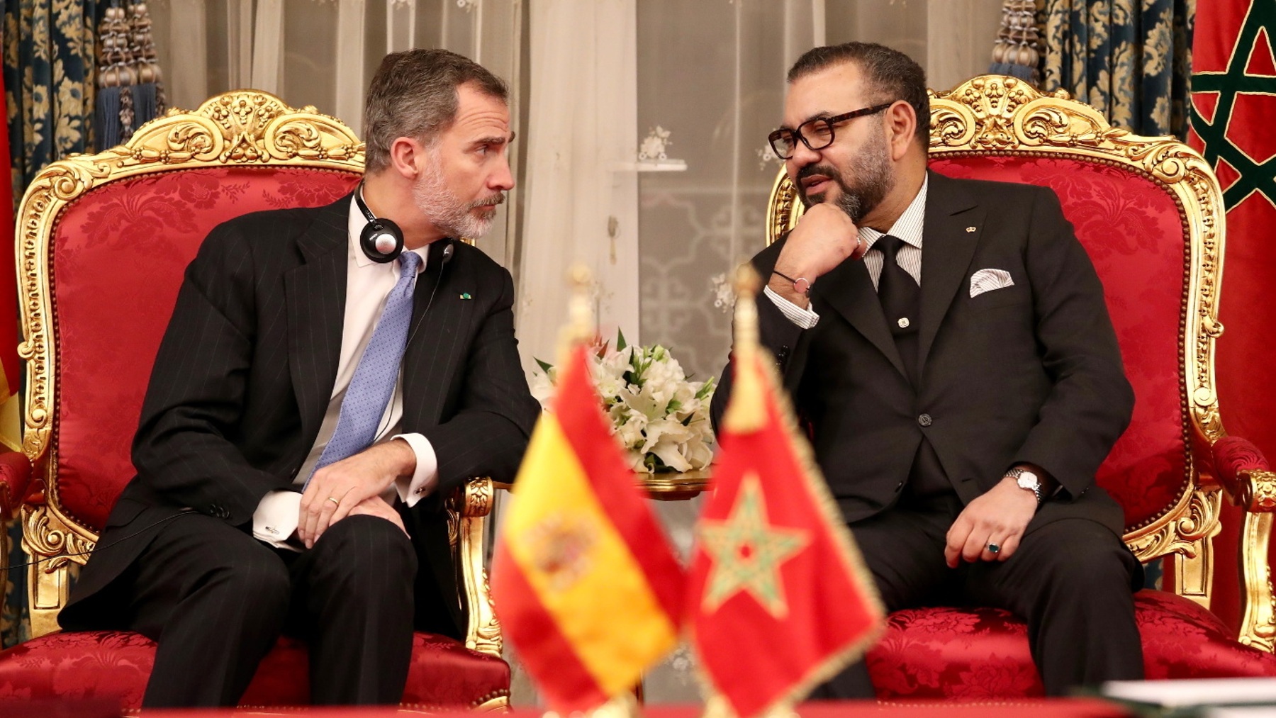 Felipe VI y Mohamed VI en Rabat, Marruecos, en 2019 (CASA REAL).