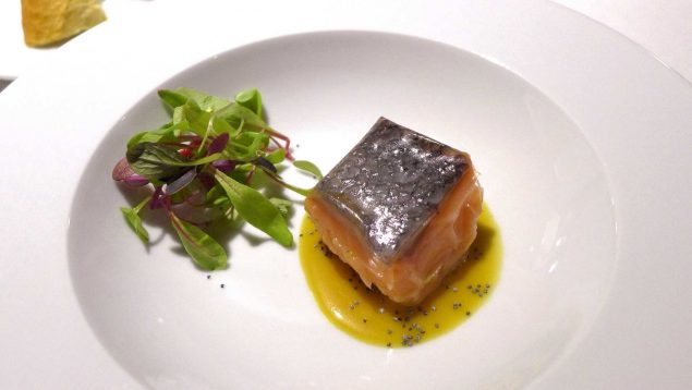 Salmón en salsa