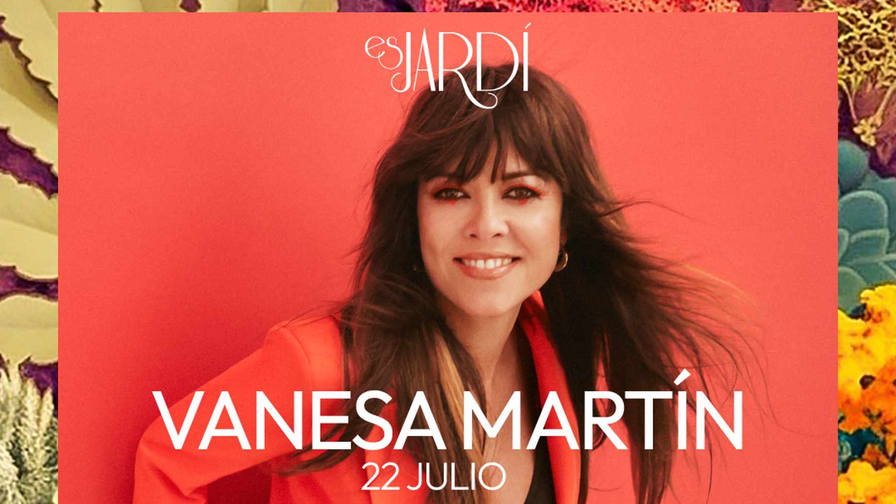 La cantante Vanesa Martín actúa el sábado 22 de julio en Es Jardí