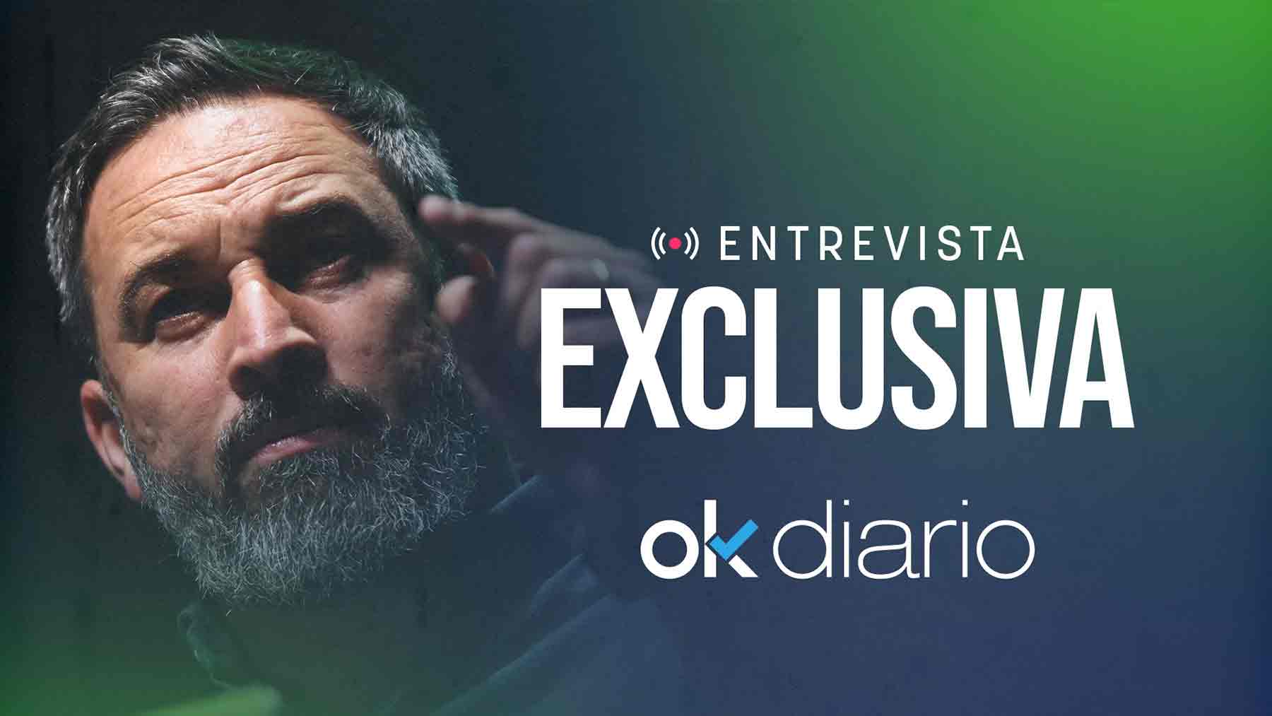 No te pierdas la entrevista con Santiago Abascal en OKDIARIO este viernes