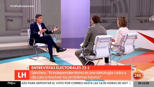 Pedro Sánchez Silvia Intxaurrondo TVE