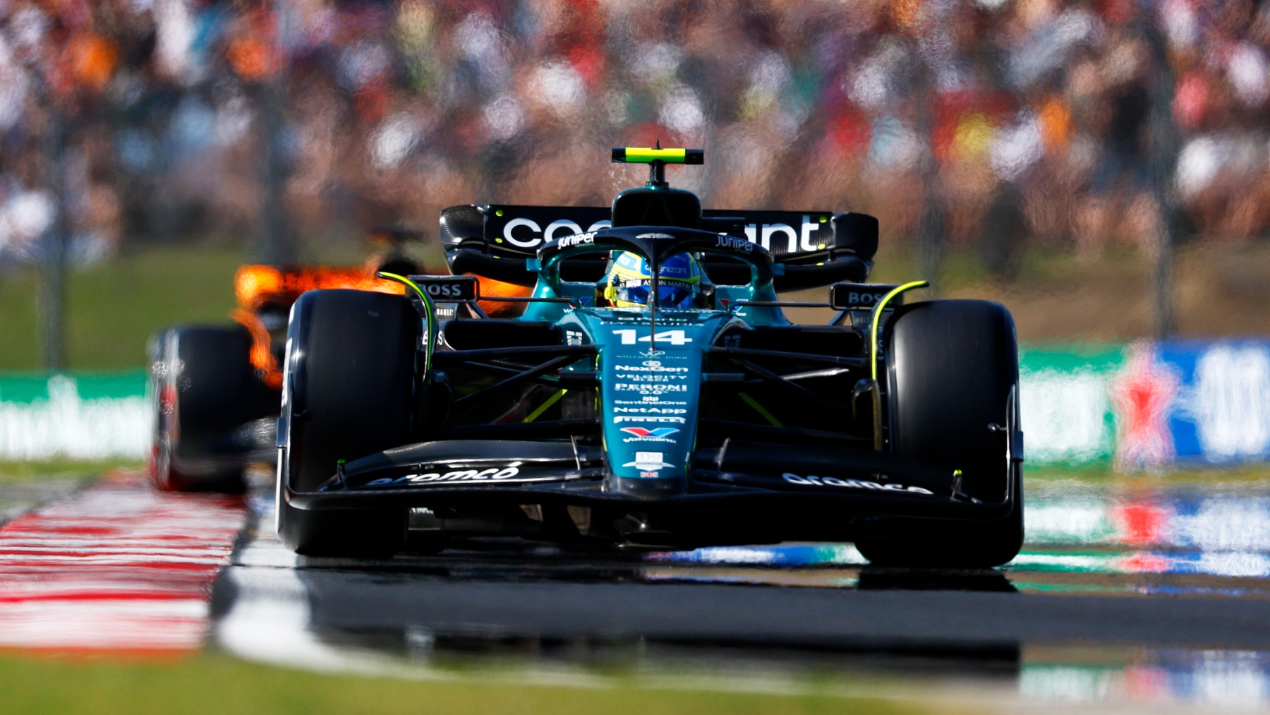 Fernando Alonso en Hungaroring. (Getty)