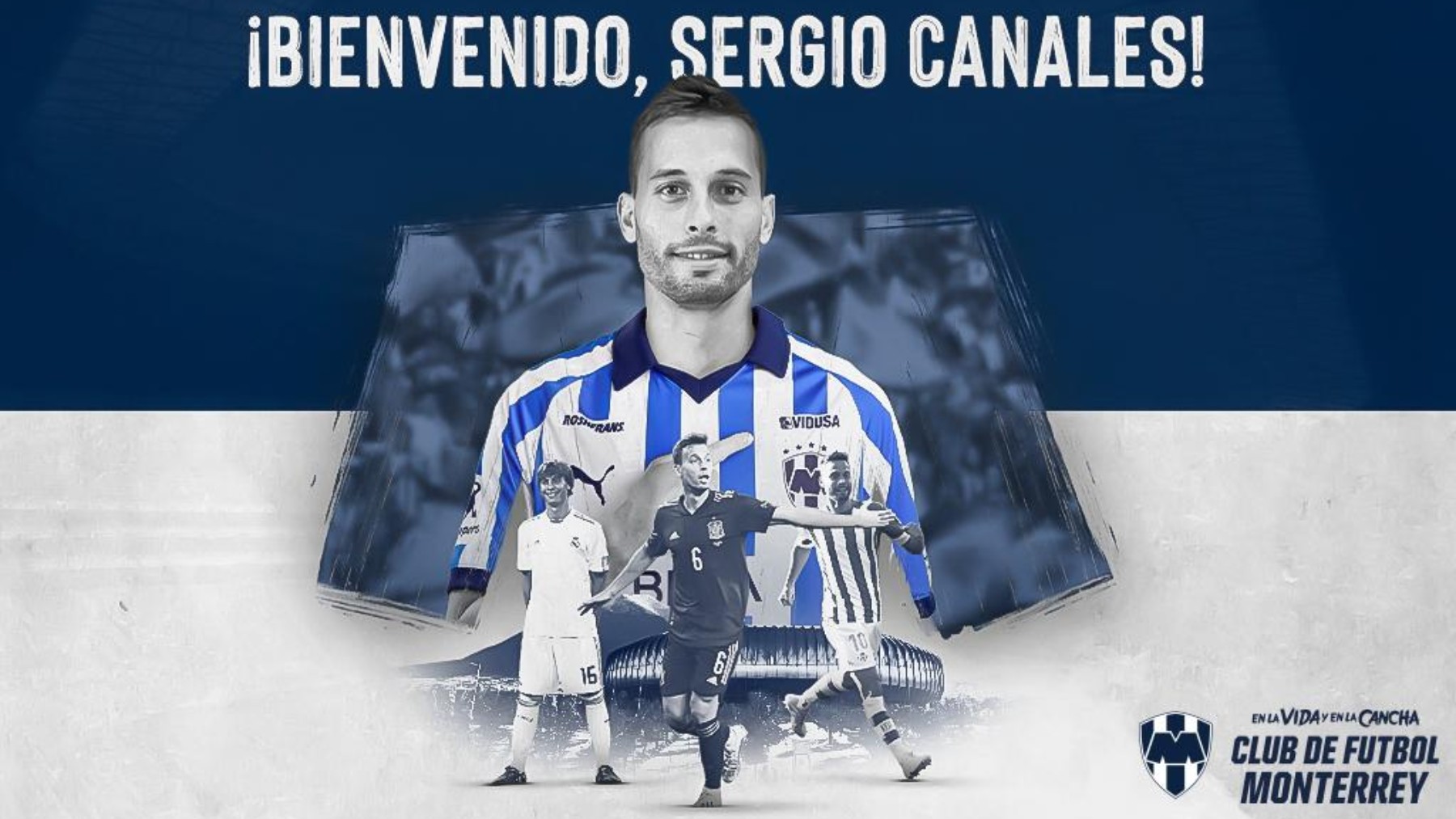Sergio Canales, nuevo jugador del Rayados del Monterrey. (Rayados)