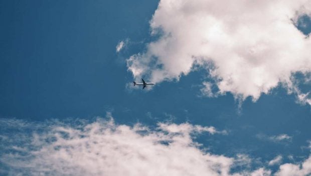 Avión viajar al pasado