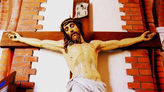 Jesús en la cruz
