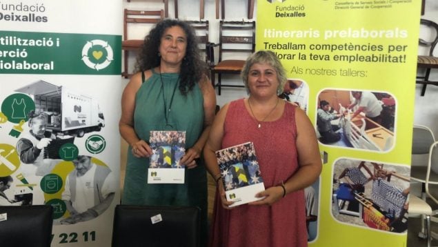 La directora de Deixalles, Xisca Martí, junto a la gerente de Deixalles de Servicios Ambientales, María Jaume. (Europa Press)