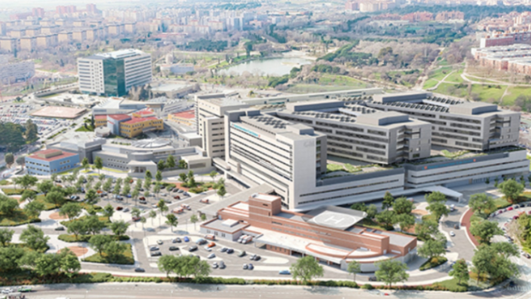 Ya se ha concluido la obra civil del nuevoHospital 12 de Octubre de Madrid.