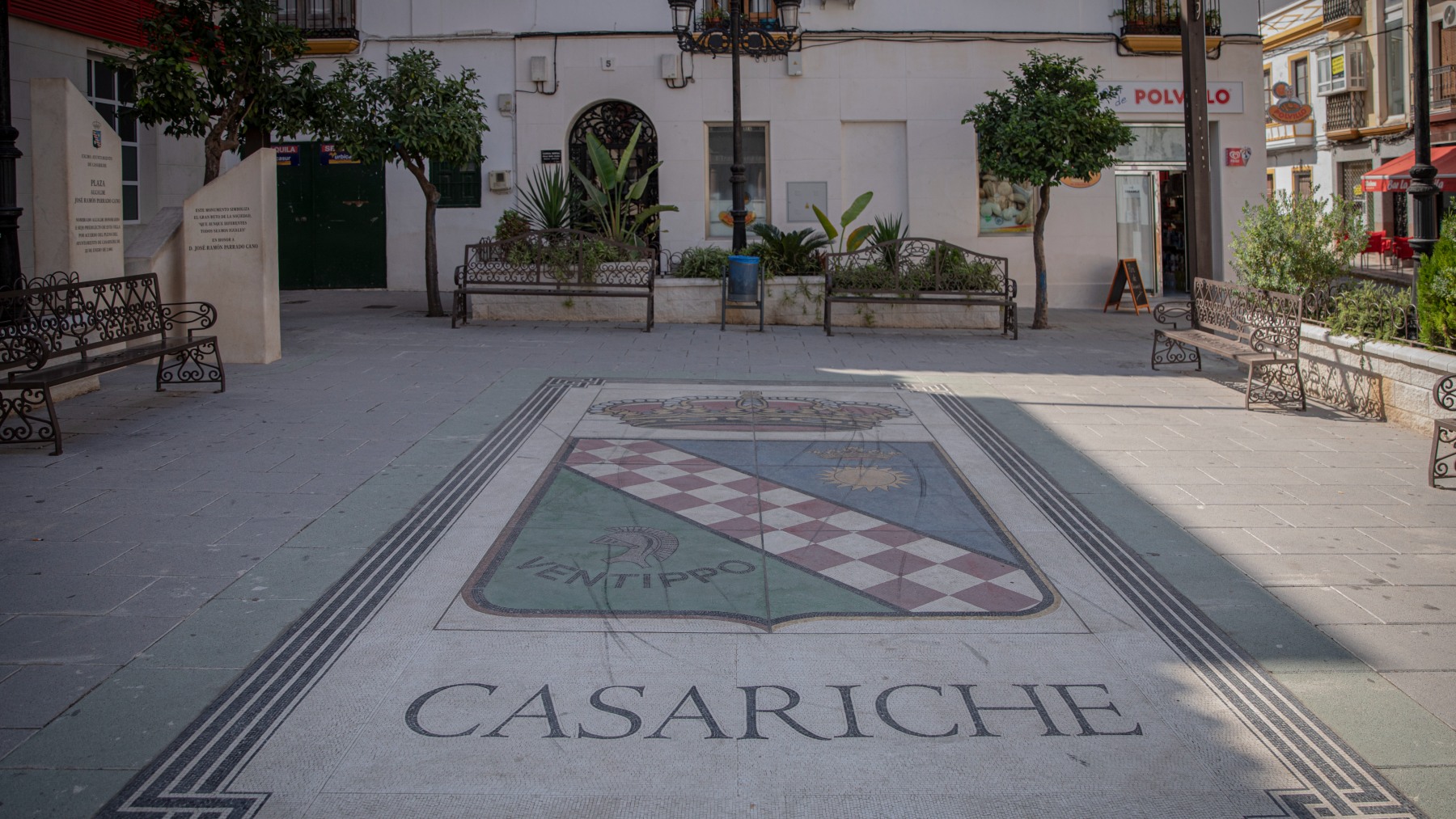 Plaza del Ayuntamiento de Casariche (EUROPA PRESS).