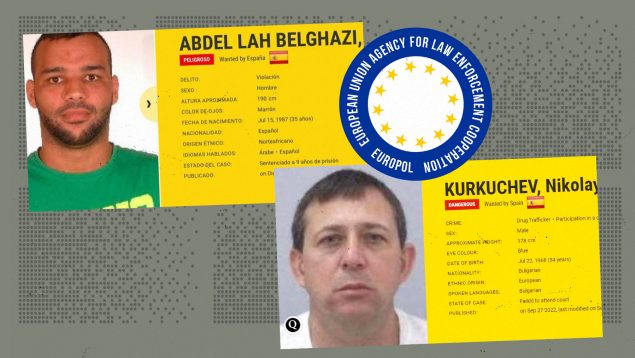 delincuentes más buscados Europol